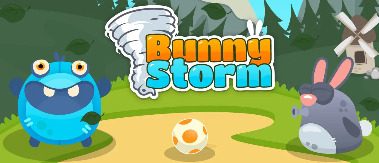 Bunny Storm - Fun Online Casual Game to Play and Feed the Monster
