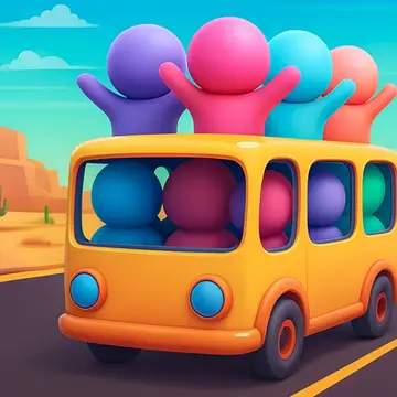 Bus Color Jam - Free Online Puzzle and Casual Game