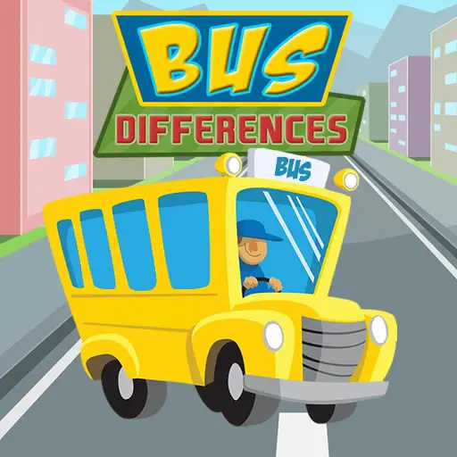 Bus Differences - Jogo de Encontrar Diferenças Online Grátis