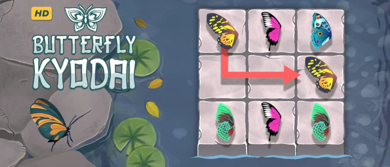 Butterfly Kyodai HD - Play Free Mahjong & Connect Game Online