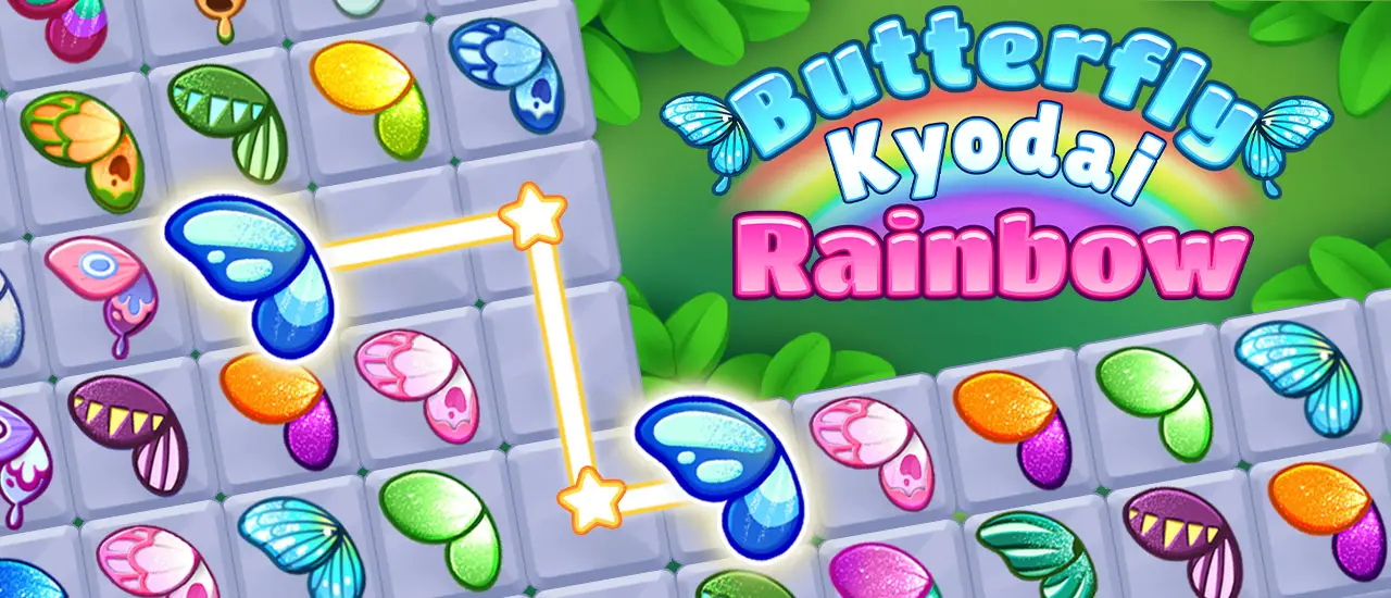 Butterfly Kyodai Rainbow - Jeu de Mahjong Connect Gratuit