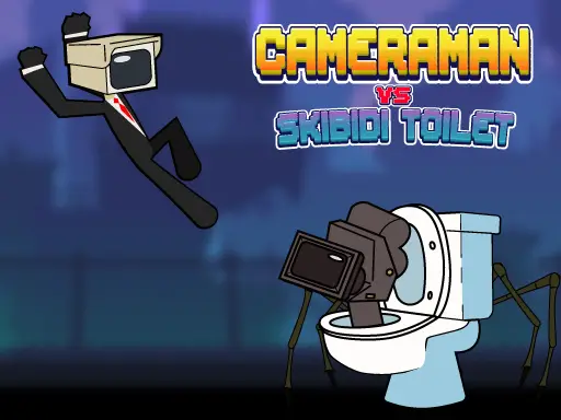 Cameraman vs Skibidi Toilet - Free Online Shooting Game