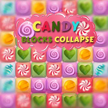 Candy Blocks Collapse – Kostenloses Puzzlespiel online spielen