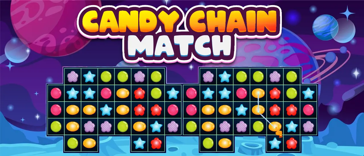 Candy Chain Match - Juego de Puzzle Gratis para Jugar en Línea