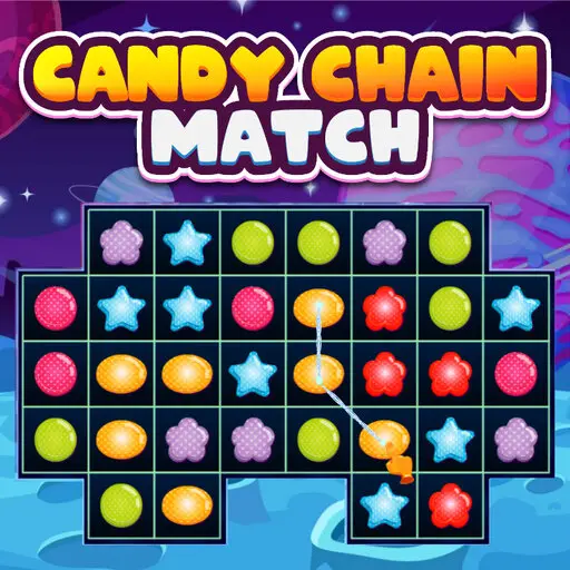 Candy Chain Match - Juego de Puzzle Gratis para Jugar en Línea