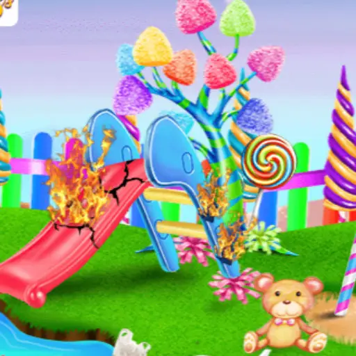 Candy Garden Cleaning – Kostenloses Spiel zum Aufräumen & Dekorieren