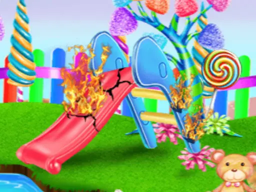 Candy Garden Cleaning – Kostenloses Spiel zum Aufräumen & Dekorieren