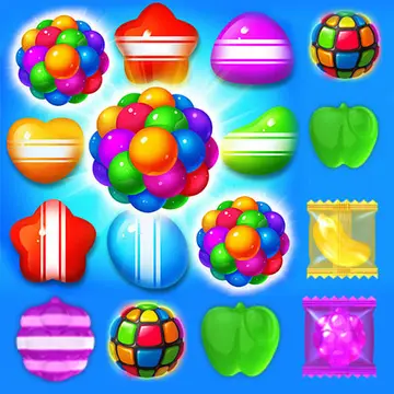 Candy Land Swipe Fantasy – Kostenloses Match-3 Spiel online spielen