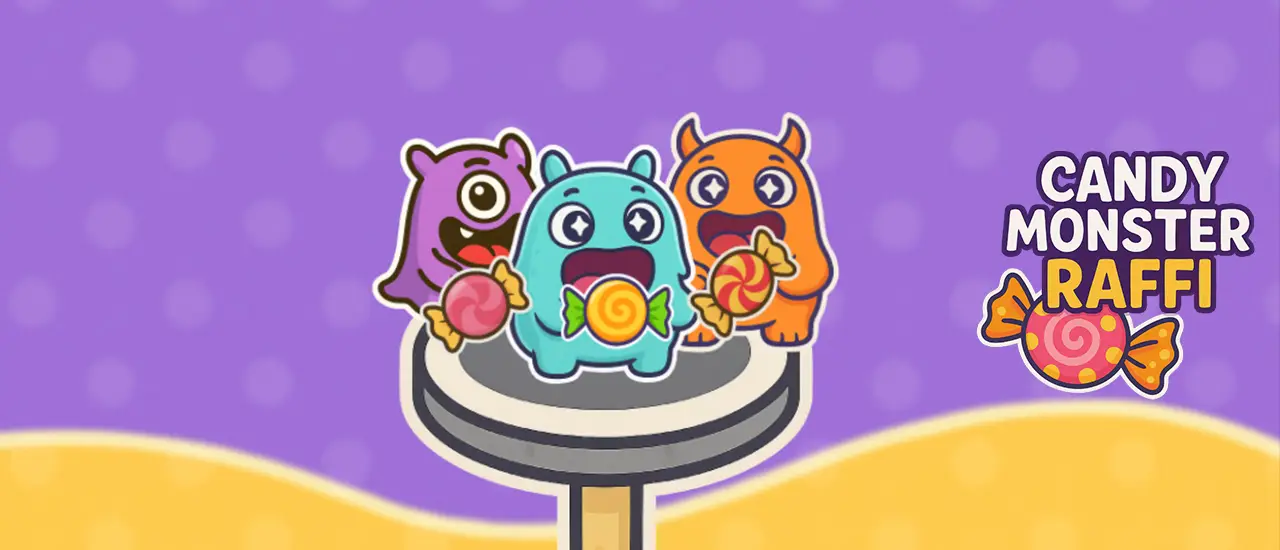 Candy Monster Raffi – Kostenloses Spiel zum Essen und Springen