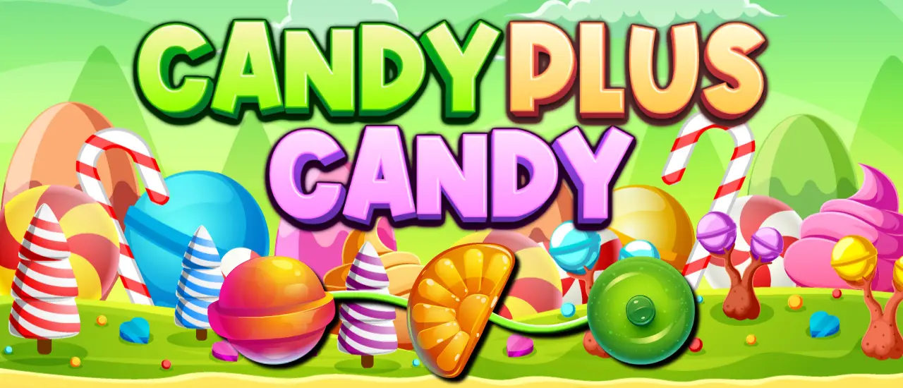 Candy Plus Candy – Kostenloses Match 3 Spiel online spielen