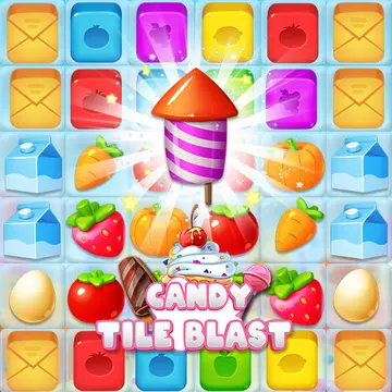 Candy Tile Blast - Jeu de Match 3 Gratuit en Ligne