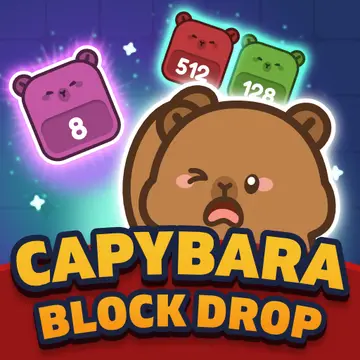 Capybara Block Drop - Jogo de Quebra-Cabeça Casual Online Grátis