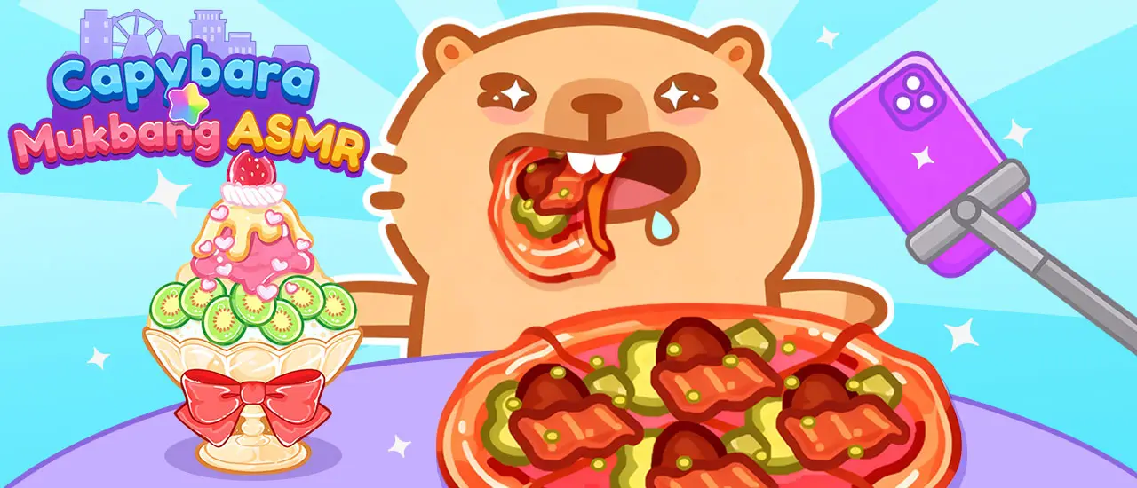 Capybara Mukbang ASMR - Play Free Cooking & Food Game