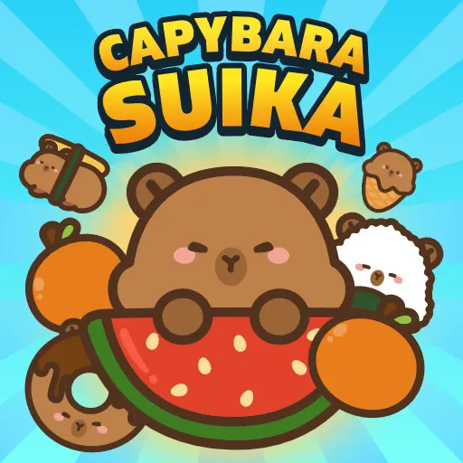 Capybara Suika Ücretsiz Oyna - Eğlenceli ve Rahatlama Dolu Birleştirme Bulmaca Oyunu