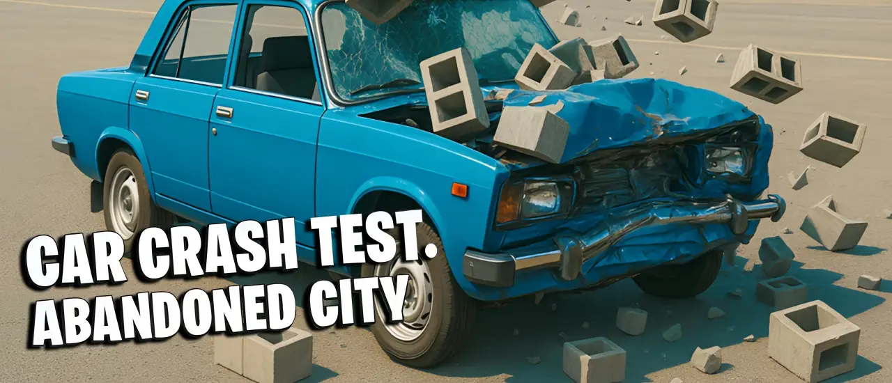 Car Crash Test: Abandoned City - Jogue e Dirija Carros de Teste