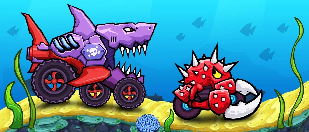 Car Eats Car: Aventura Submarina - Juego de Carreras y Acción