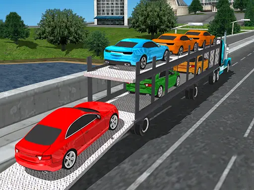 Car Transport Truck Simulator: Juego de Conducir Camiones de Transporte de Autos