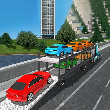 Car Transport Truck Simulator: Juego de Conducir Camiones de Transporte de Autos