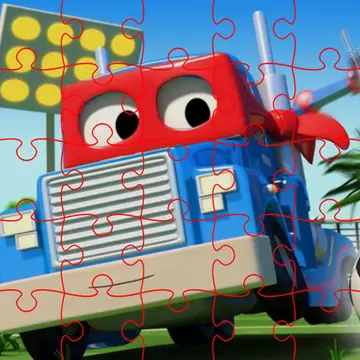 Carl Transforms Truck - Puzzle Spiel online kostenlos spielen