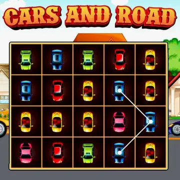 Cars and Road Connect Match – kostenloses Puzzlespiel online spielen