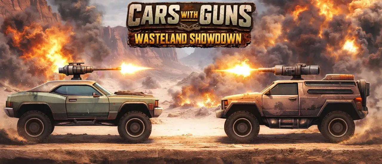 Cars with Guns: Wasteland Showdown - Jeu de course et combat en ligne