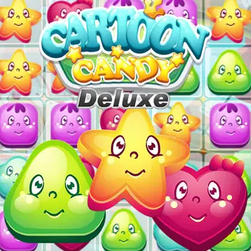 Cartoon Candy Deluxe kostenlos spielen – Match-3 Puzzle online