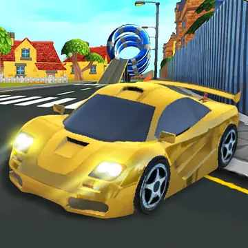 Cartoon Stunt Car - Fun Online Racing & Stunt Game