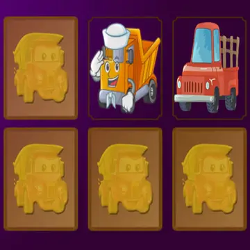 Cartoon Trucks Memory Spiel online kostenlos spielen