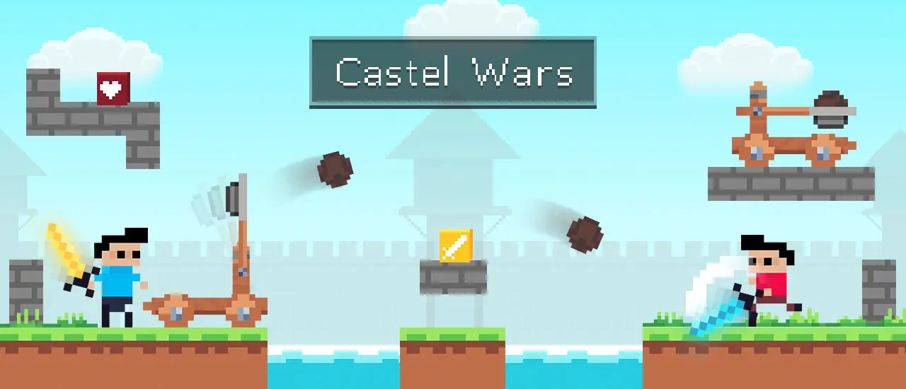 Castel Wars kostenlos spielen – Retro Tower Verteidigung für Zwei