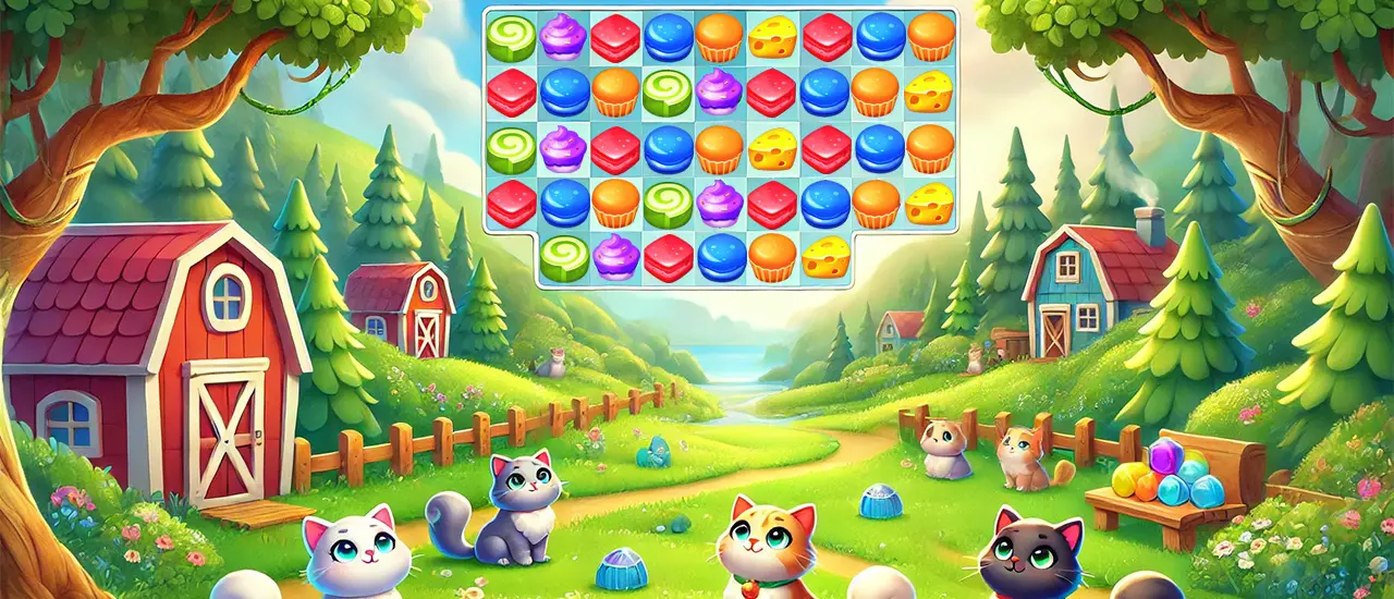 Cat Match 3 - Play Free Match-3 Puzzle Game Online