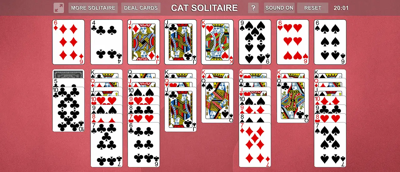 Cat Solitaire Oyna - Ücretsiz Kart Oyunu