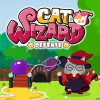 Cat Wizard Defense - لعبة استراتيجية مجانية للعب عبر الإنترنت