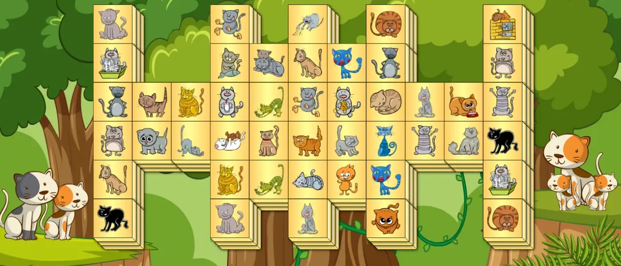 Cats Mahjong - Jeu de Mahjong en ligne gratuit