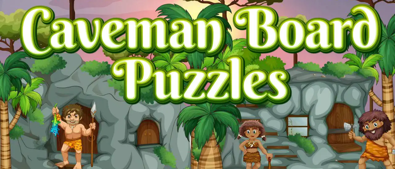 Caveman Board Puzzles - Jogo de Quebra-Cabeça Online Grátis