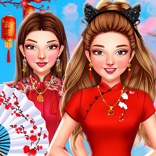 Celebrity Chinese New Year Look Dress-Up Game for Girls