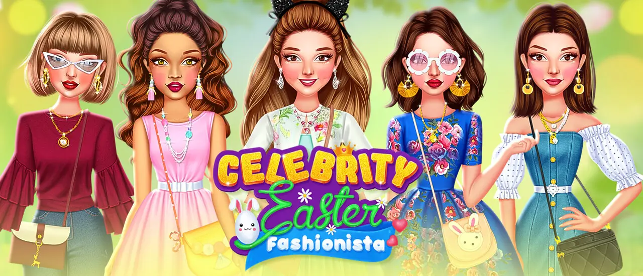 Celebrity Easter Fashionista – Kostenloses Dress-up Spiel zum Osterfest