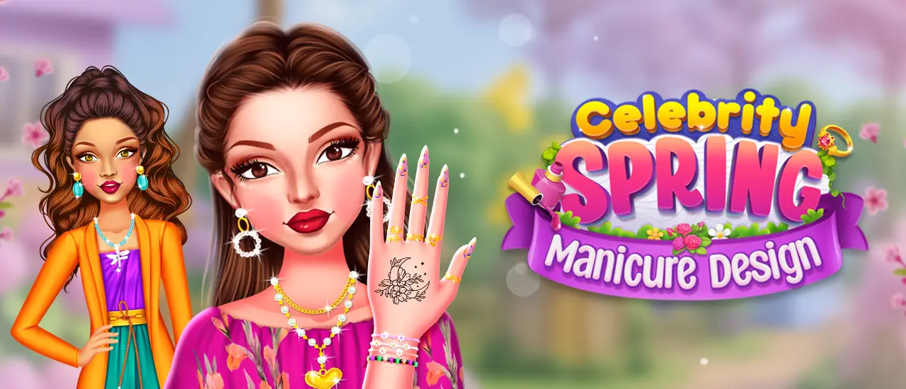 Celebrity Spring Manicure Design