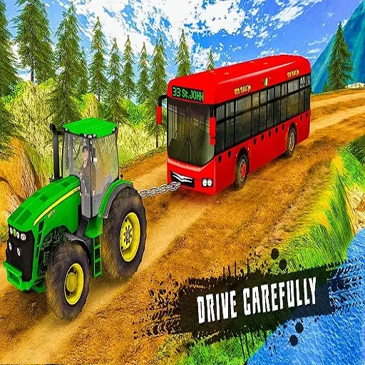 Chained Tractor Towing Rescue - Jogo de Caminhão e Trator Online Grátis