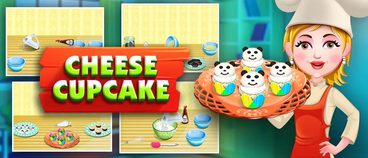 Cheese Cupcakes Cooking Game - Fun Baking & Recipe Play