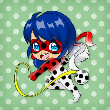 ちびドットガール塗り絵ゲーム - 無料で遊べるかわいいキャラクター塗り絵