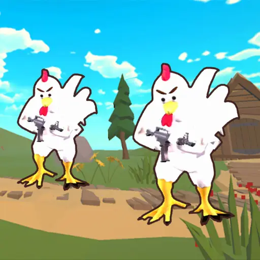 Chicken Shooter io - Ücretsiz Çılgın Atışma Oyunu Oyna
