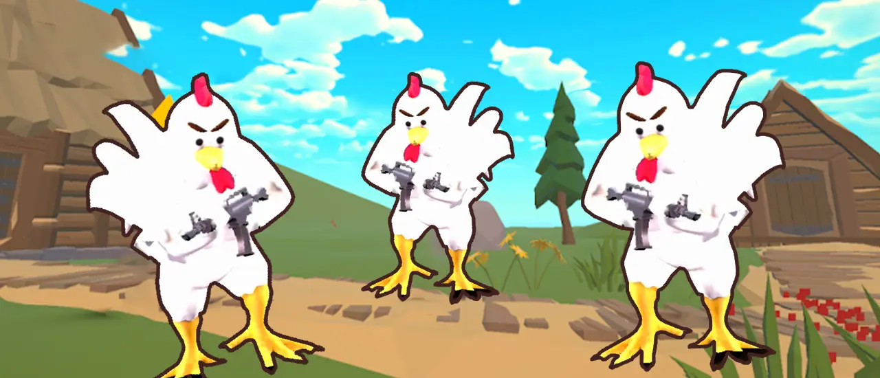 Chicken Shooter io - Ücretsiz Çılgın Atışma Oyunu Oyna