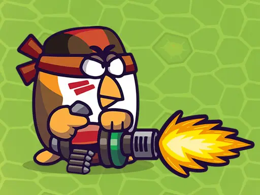 Chicken Wars Merge Guns - Play Free Tower Defense Game