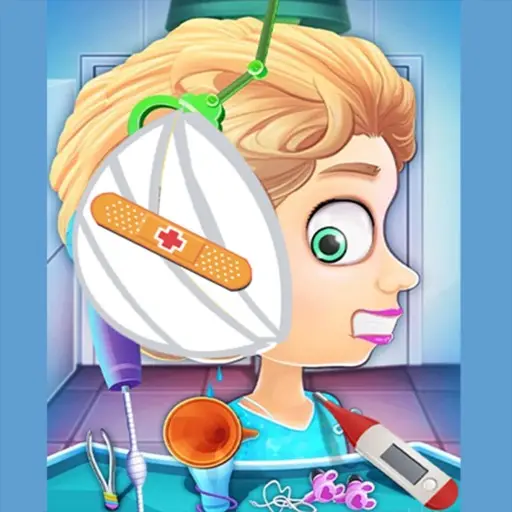 Children's doctor: tratando ouvidos - jogo online grátis