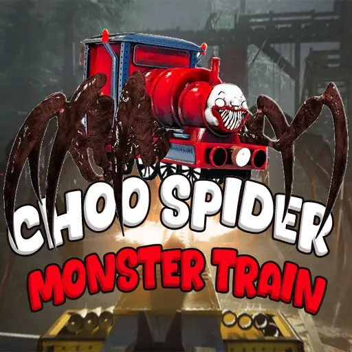 Choo Choo Spider Monster Train - Juego de disparos y supervivencia en línea