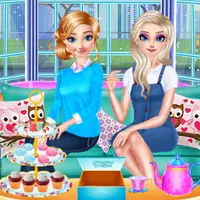 Elsa et Anna : Jeu de Noël Afternoon Tea - Jouer en ligne