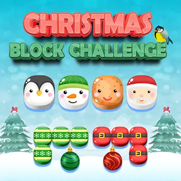 クリスマスブロックチャレンジ - パズルゲームで遊ぶ