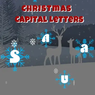 Christmas Capital Letters - Ücretsiz Yükle ve Oyna