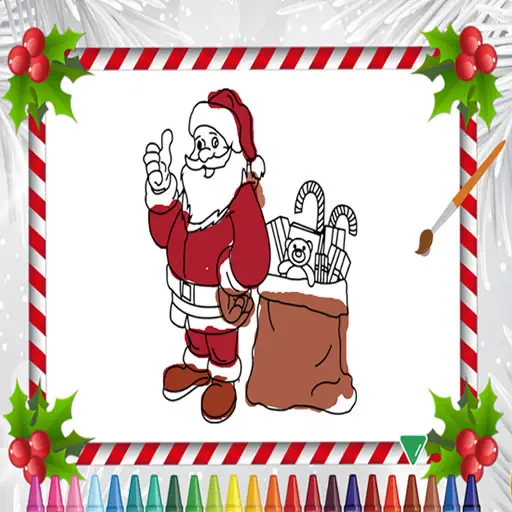 Christmas Coloring Book - Free Play Game for Kids and Adults