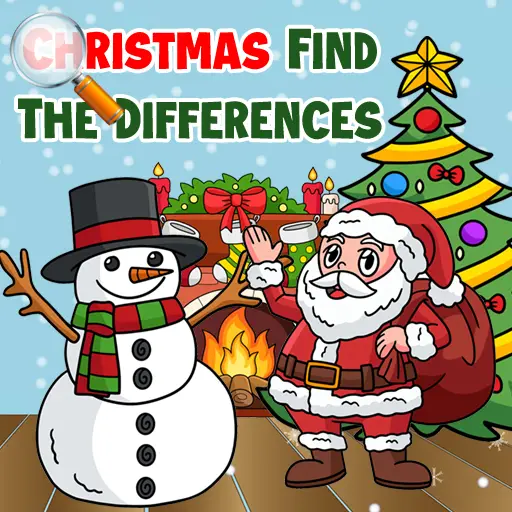Christmas Find The Differences - Jeu de Puzzle Festif à Jouer en Ligne Gratuit
